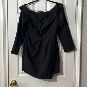 PLT black blazer dress (off the shoulders)
